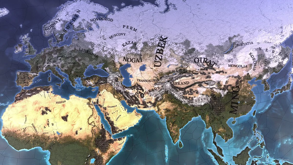 Europa Universalis 4 — Перерождение Европы - мод на графическую составляющую