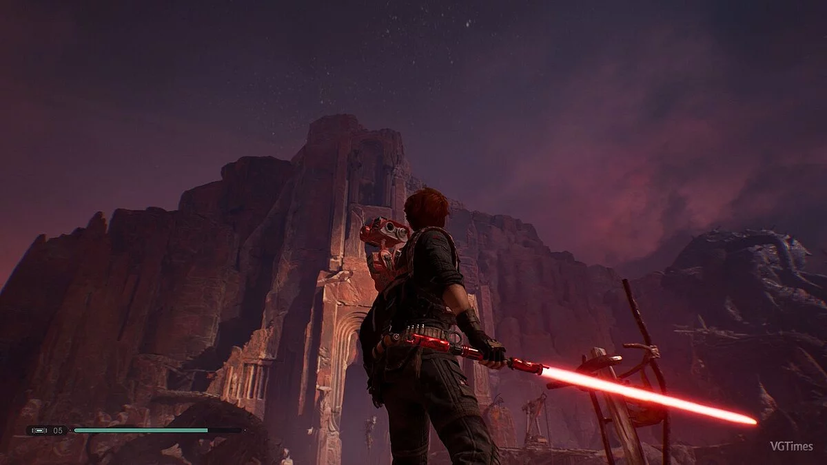 Star Wars Jedi: Fallen Order — Красный лазерный меч