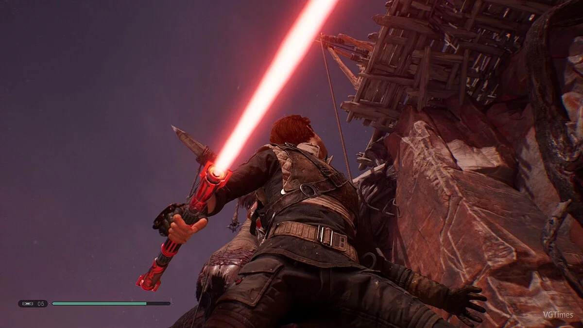 Star Wars Jedi: Fallen Order — Красный лазерный меч