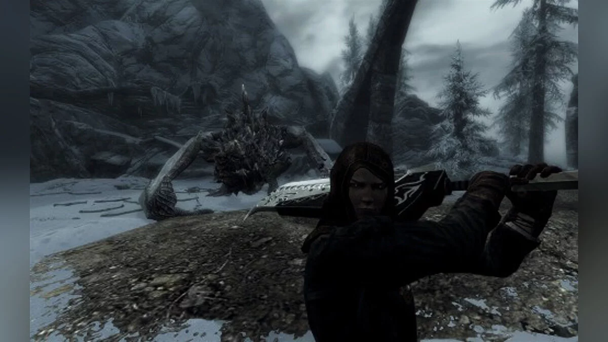 The Elder Scrolls 5: Skyrim Legendary Edition — Меч "Monster Hunter"