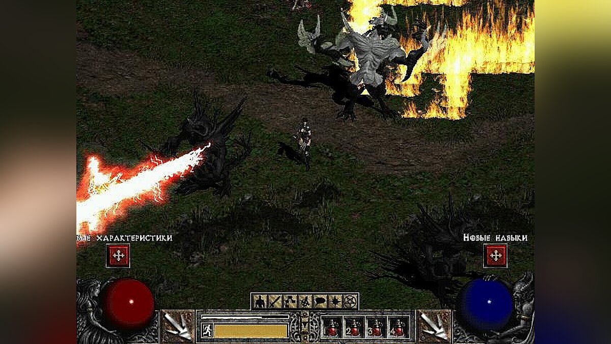 Diablo 2 — Сохранение (Ассасие, 1 ур, ядовитые когти вампира с армией приспешников и множество талисманов призыва)