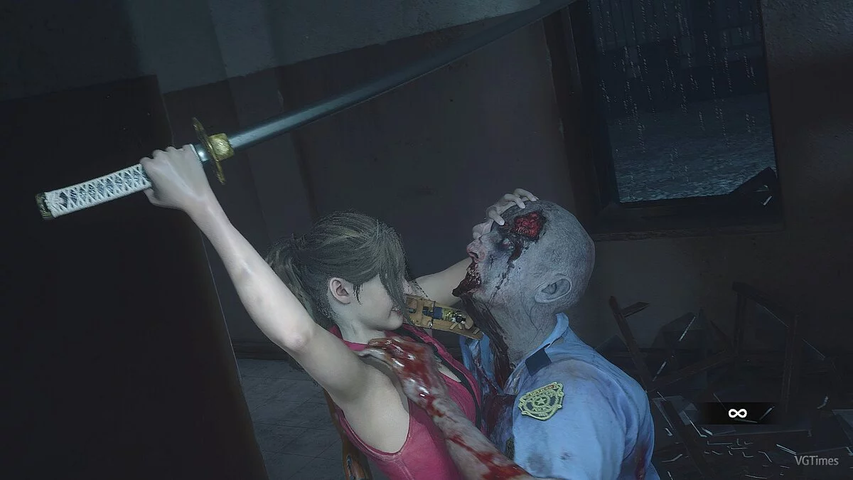 Resident Evil 2 — Ямато - катана Вергилия из Devil May Cry 5