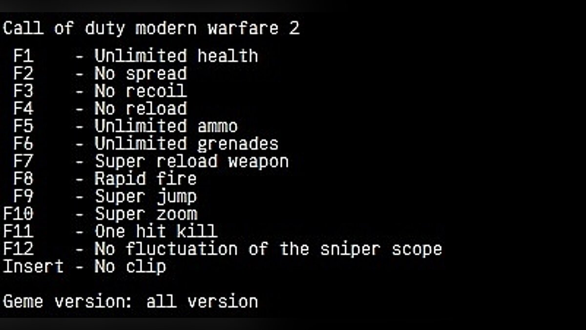 Call of Duty: Modern Warfare 2 (2009) — Трейнер (+13) [Prophet] - Обновление: 29.12.2019