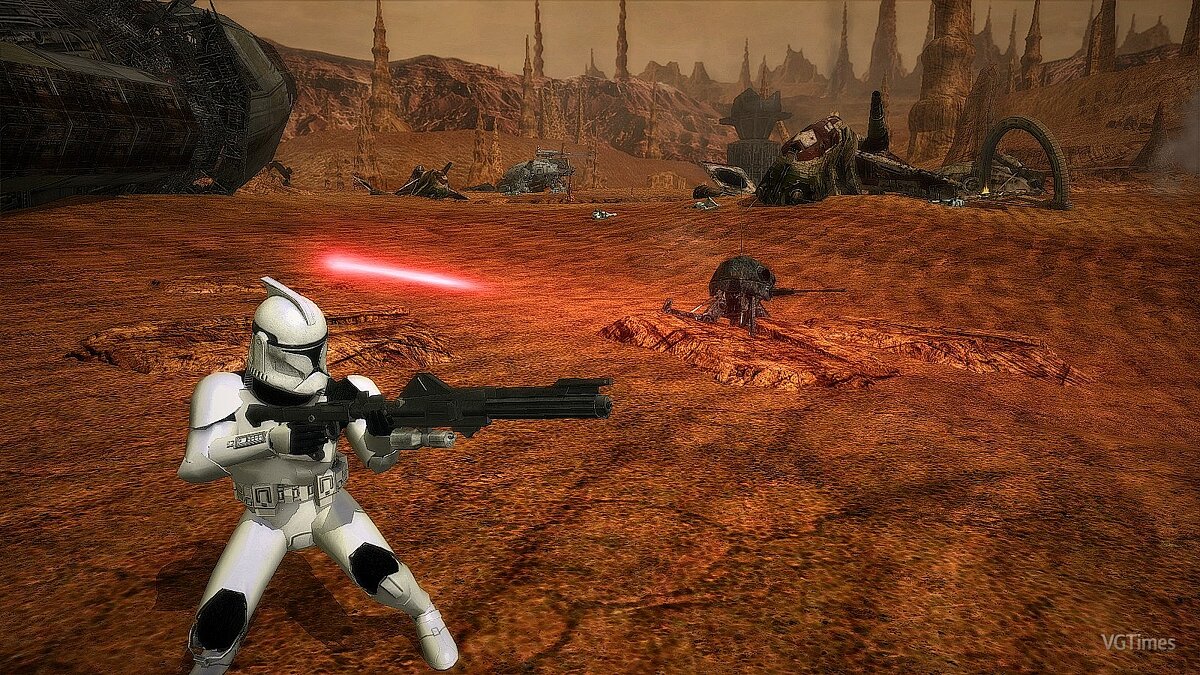 Star Wars: Battlefront 2 (2005) — Фанатский ремастер / Анимация и Графика /  Моды и скины