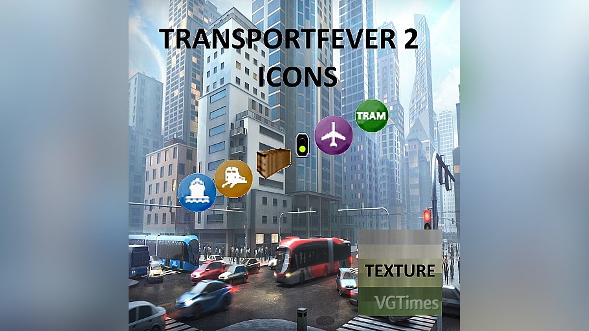 Transport Fever 2 — Новые цветные значки
