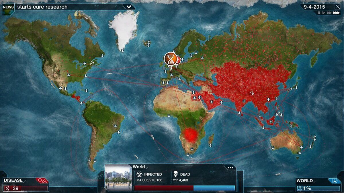 Читы для Plague Inc.