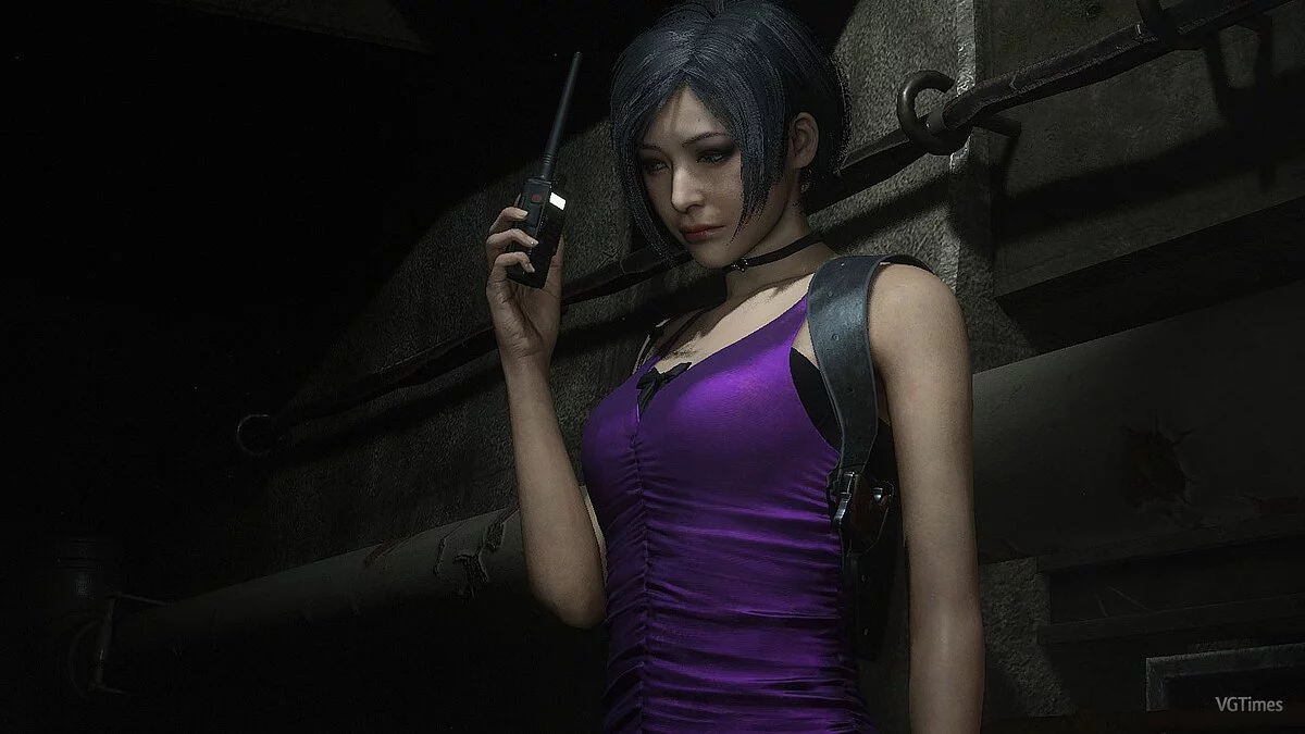 Resident Evil 2 — Новые текстуры лица и фиолетовое платье для Ады Вонг