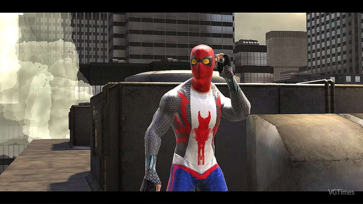Spider-Man: Web of Shadows (2008) — Первый ручной костюм (В стиле OS2000)