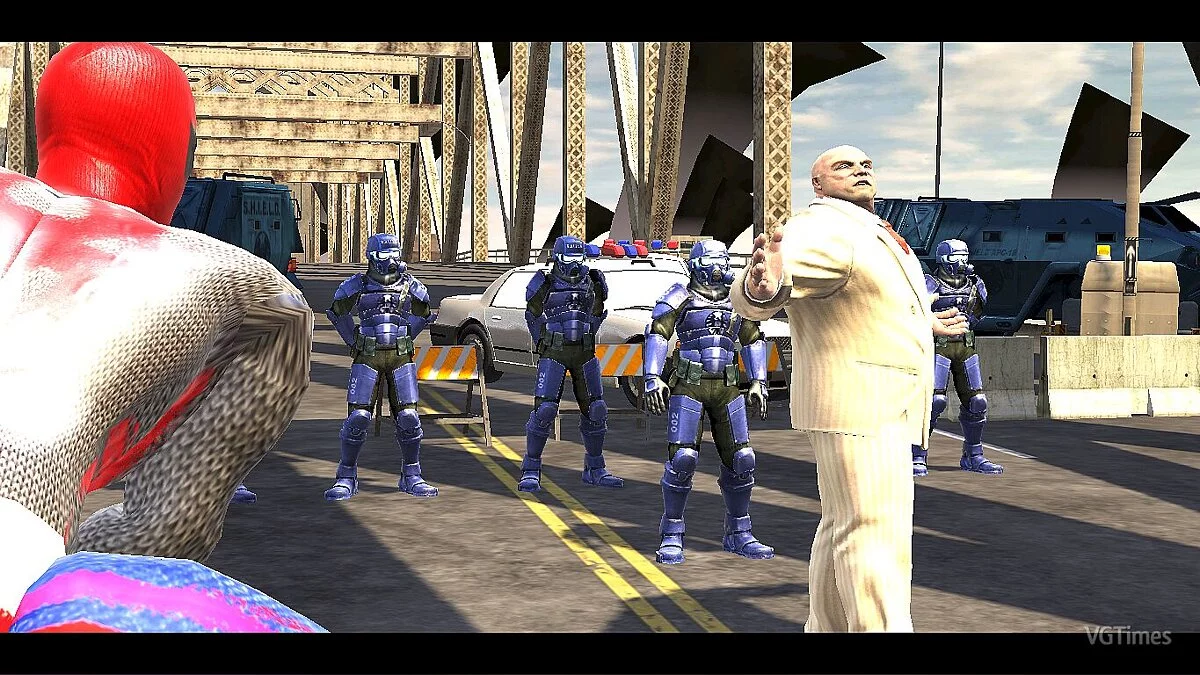Spider-Man: Web of Shadows (2008) — Первый ручной костюм (В стиле OS2000)