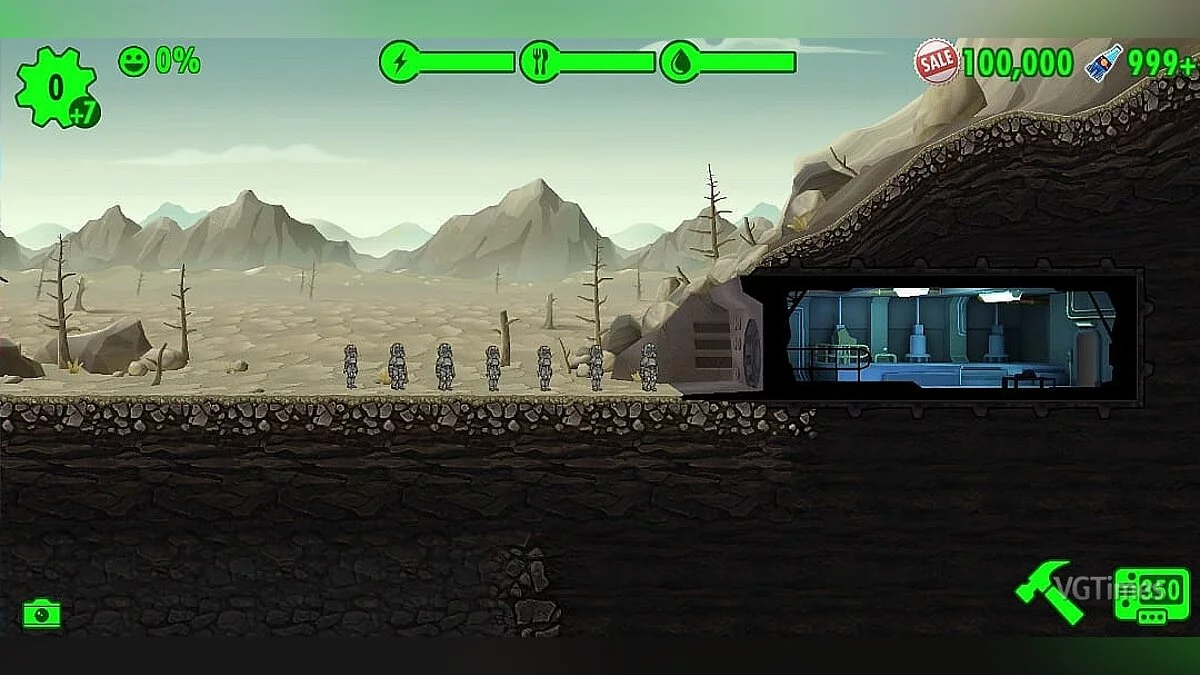 Fallout Shelter — Сохранение (Много энергии, Много еды, Много воды) [Android]