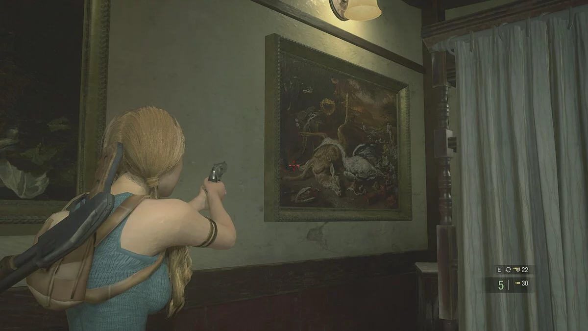 Resident Evil 2 — Кэтрин Уоррен в наряде Лары Крофт