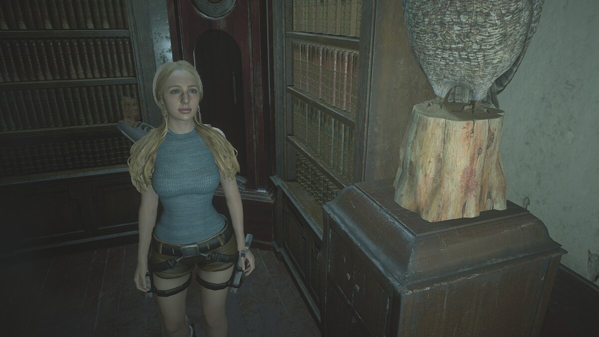 Resident Evil 2 — Кэтрин Уоррен в наряде Лары Крофт