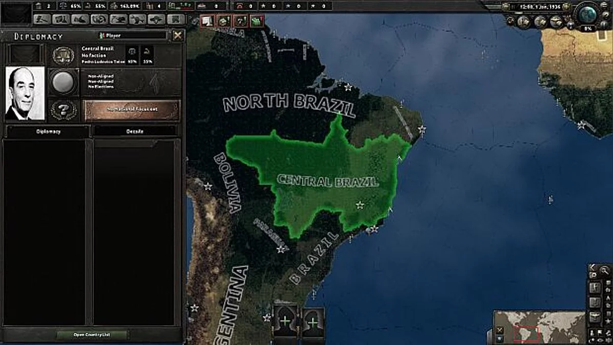 Hearts of Iron 4 — Divided Brazil (Beta)