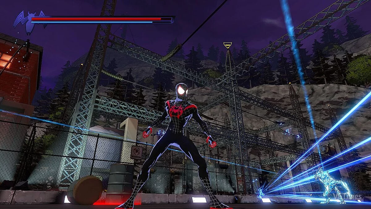 Spider-Man: Shattered Dimensions (2010) — Miles Into the Spider Verse Suit v1.1