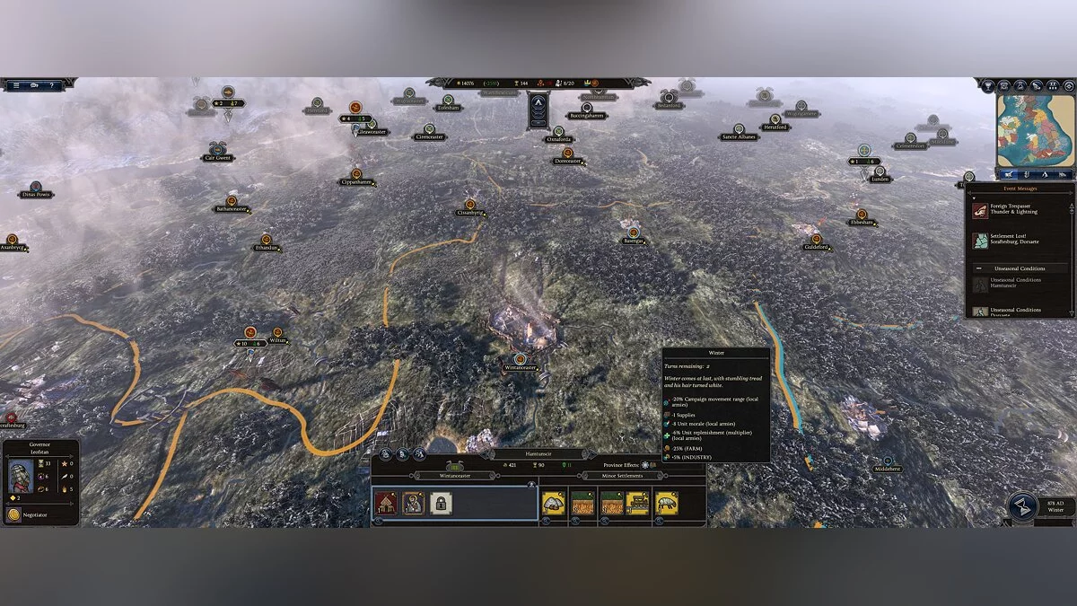 Total War Saga: Thrones of Britannia — Seasonal Effects