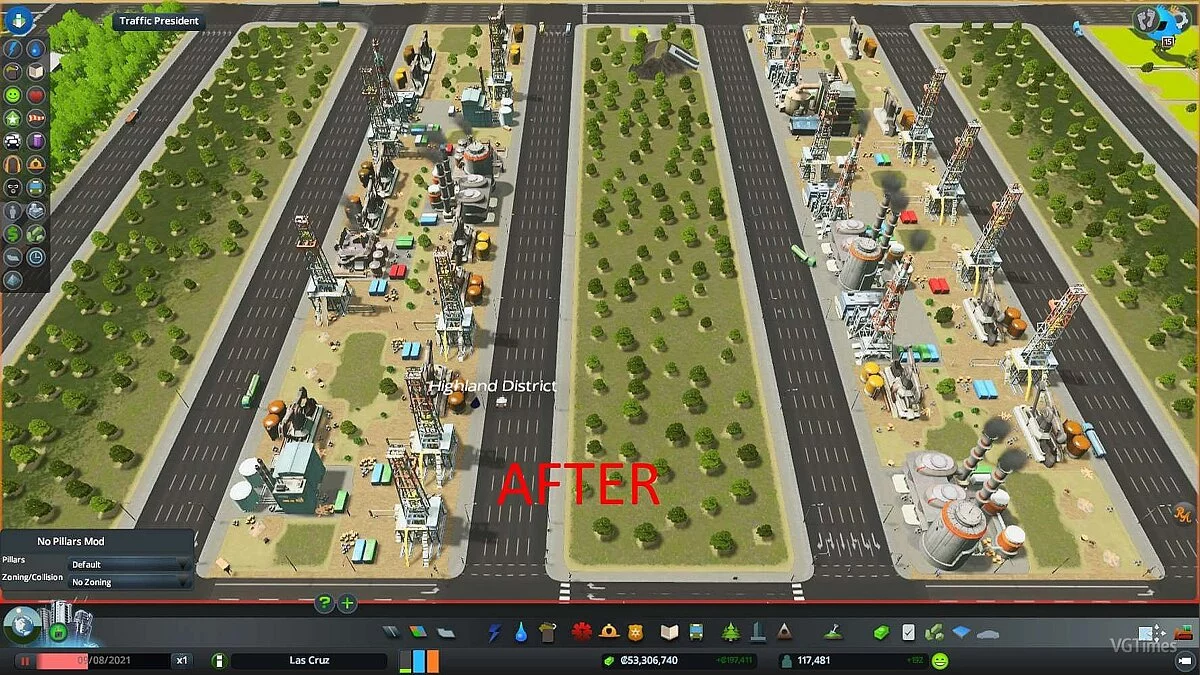 Cities: Skylines — Мод для удаления загрязнений, трупов, мусора и преступников