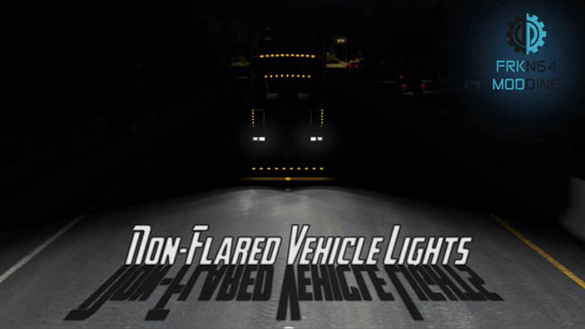 American Truck Simulator — Non-Flared Vehicle Lights Mod v3.0 (1.36.x)