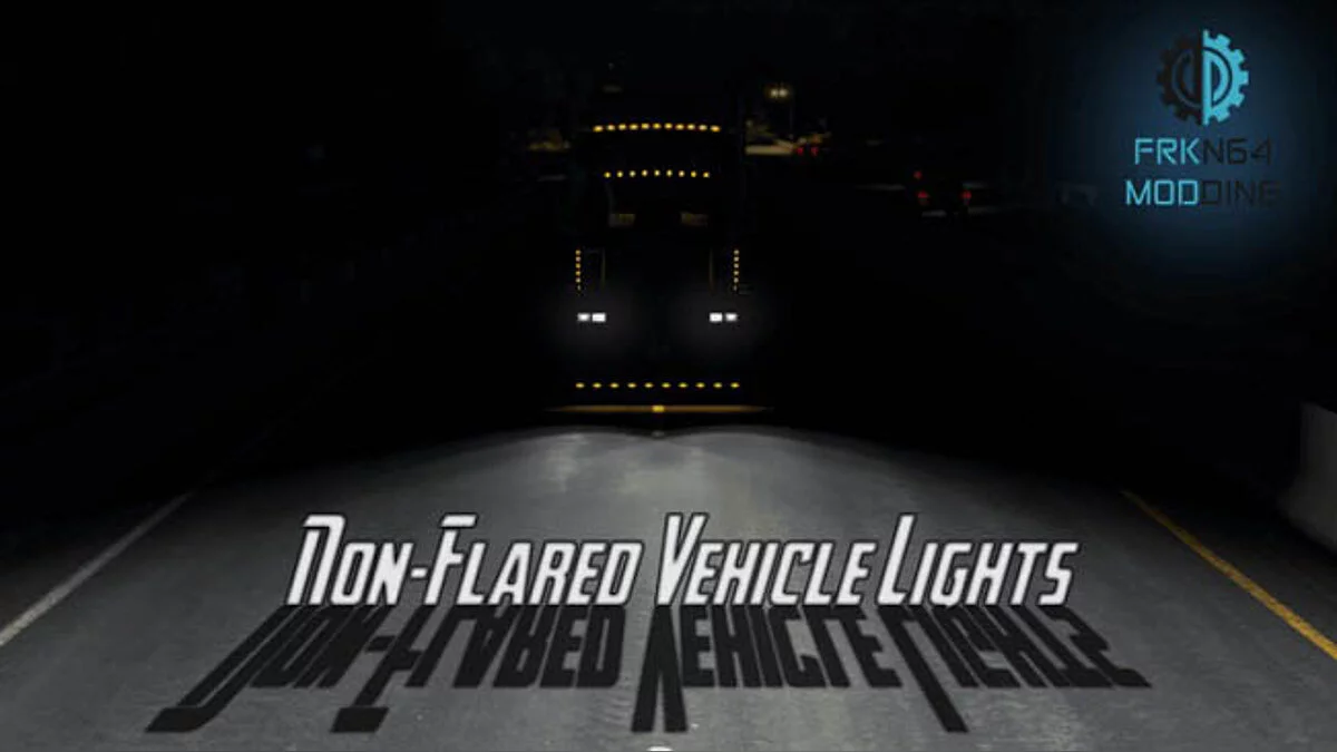 American Truck Simulator — Non-Flared Vehicle Lights Mod v3.0 (1.36.x)