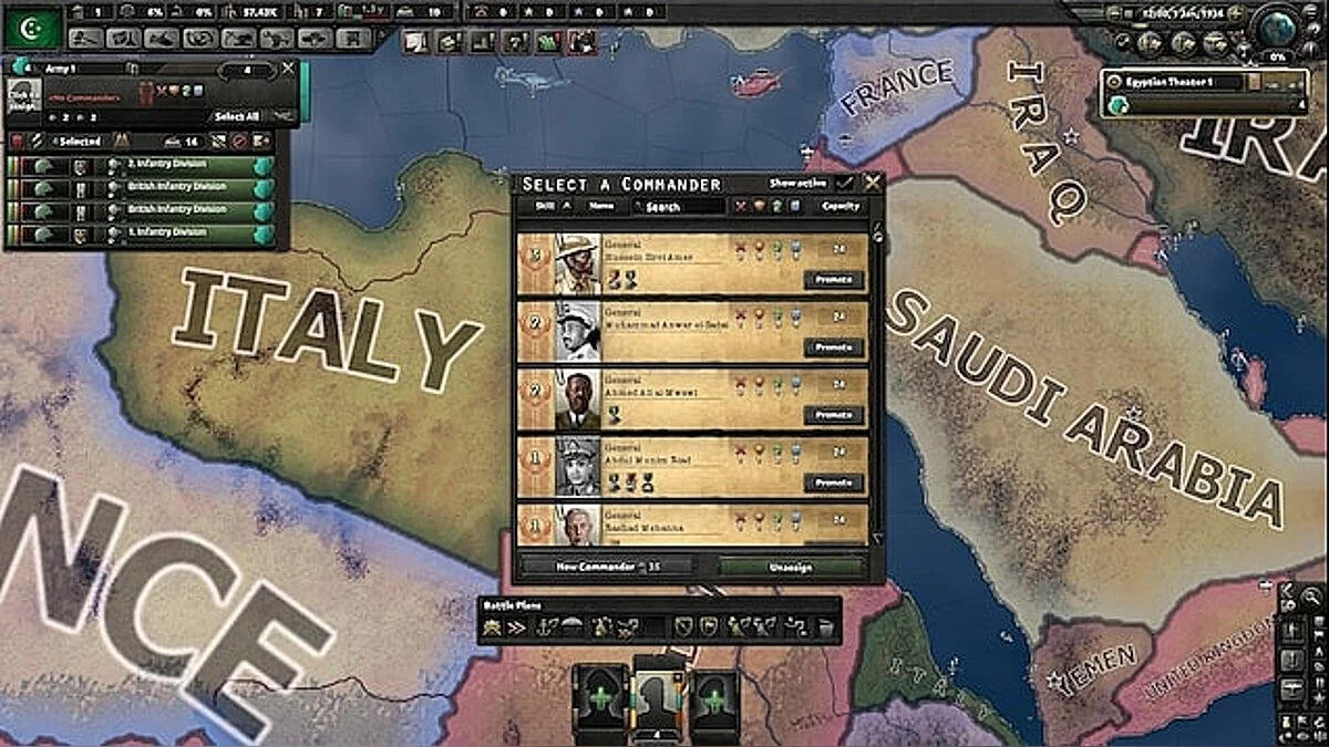 Hearts of Iron 4 — Добавление Египта на карту