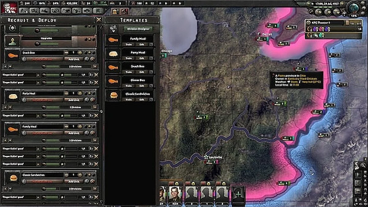 Hearts of Iron 4 — Возможность играть за KFC