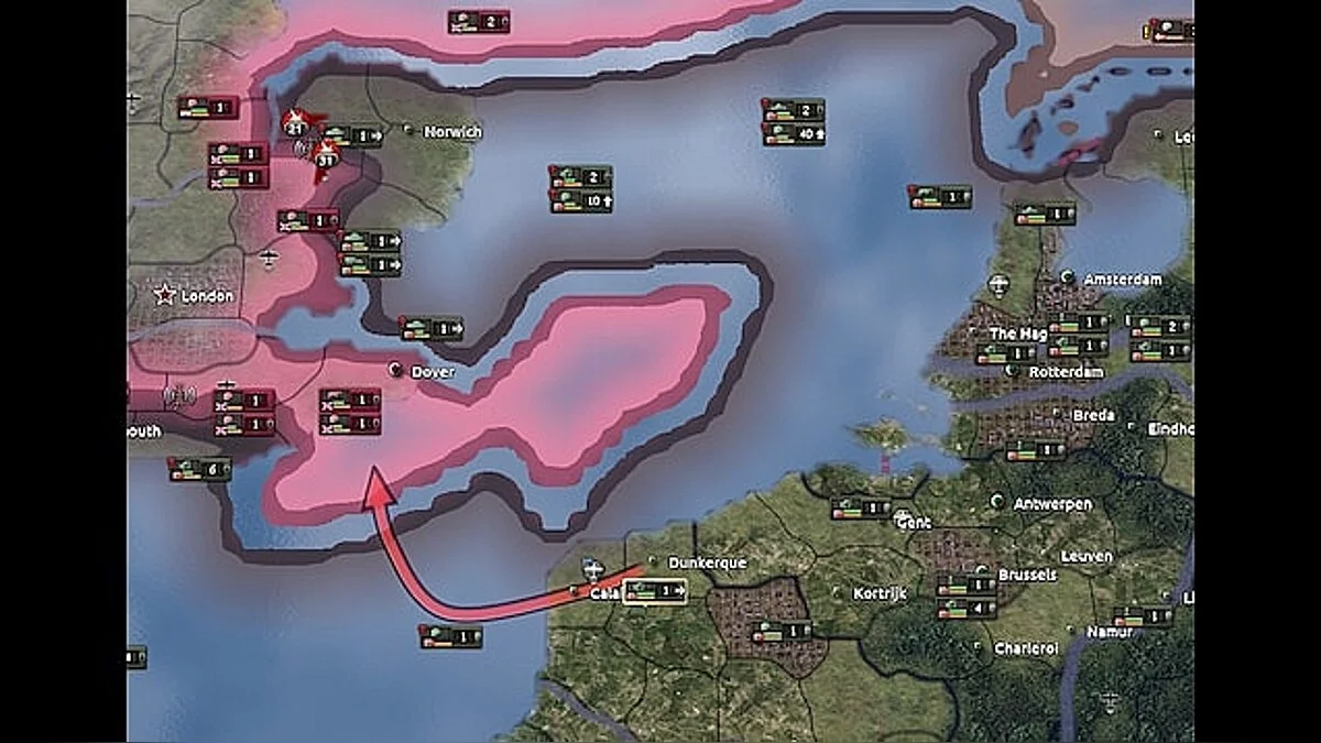 Hearts of Iron 4 — Нет океанов