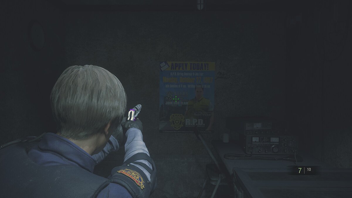 Resident Evil 2 — Правильное прицеливание на M19