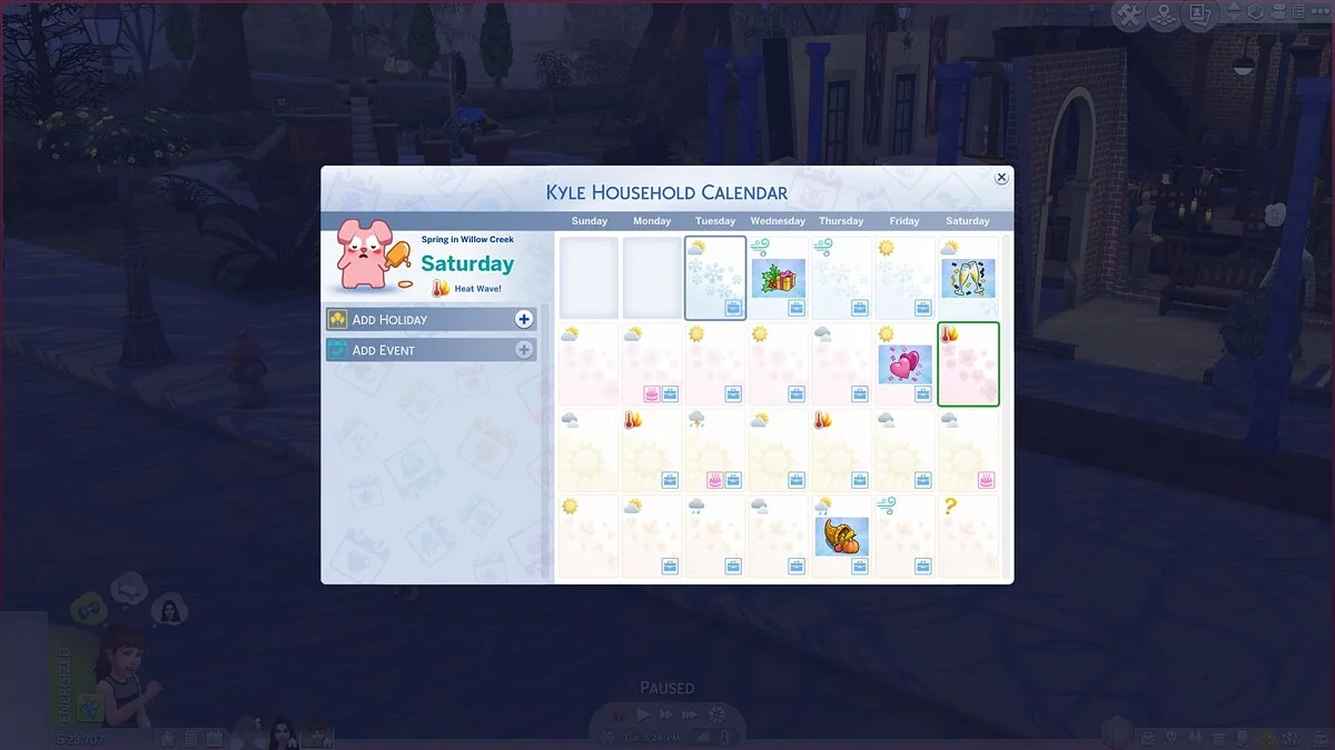 The Sims 4 — Улучшенное разнообразие погоды для миров