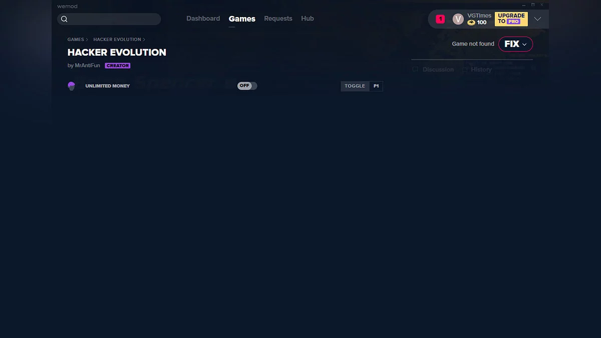 Hacker Evolution — Трейнер (+1) от 10.02.2020 [WeMod]