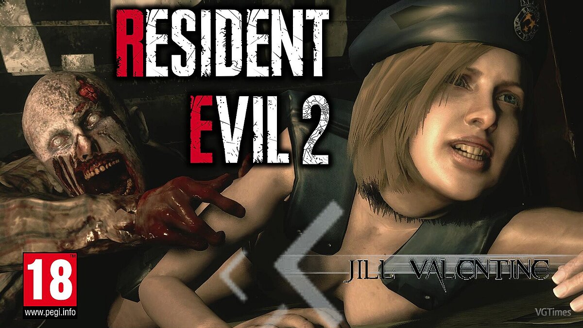 Resident Evil 2 — Практически голая Джил