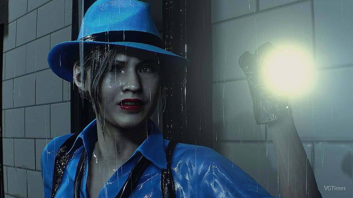 Resident Evil 2 — Нуарный синий костюм для Клэр