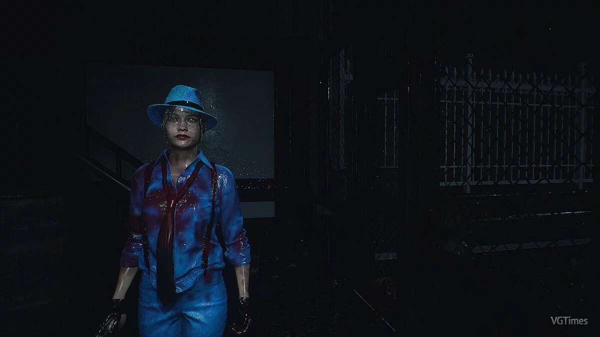 Resident Evil 2 — Нуарный синий костюм для Клэр
