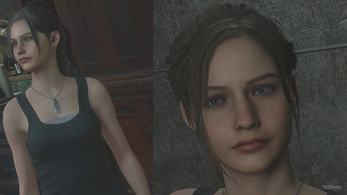 Resident Evil 2 — Настороженное лицо Клэр