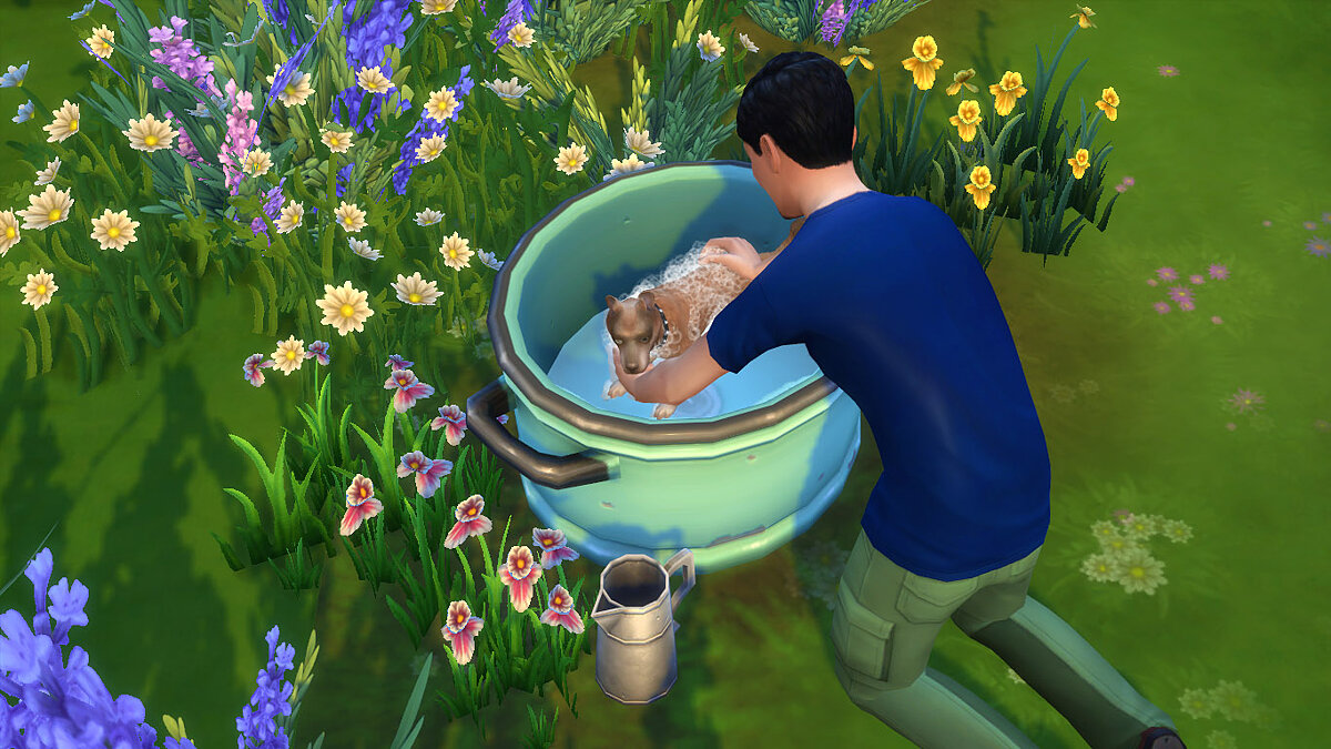 The Sims 4 — Корыто, в котором можно мыть малышей и питомцев