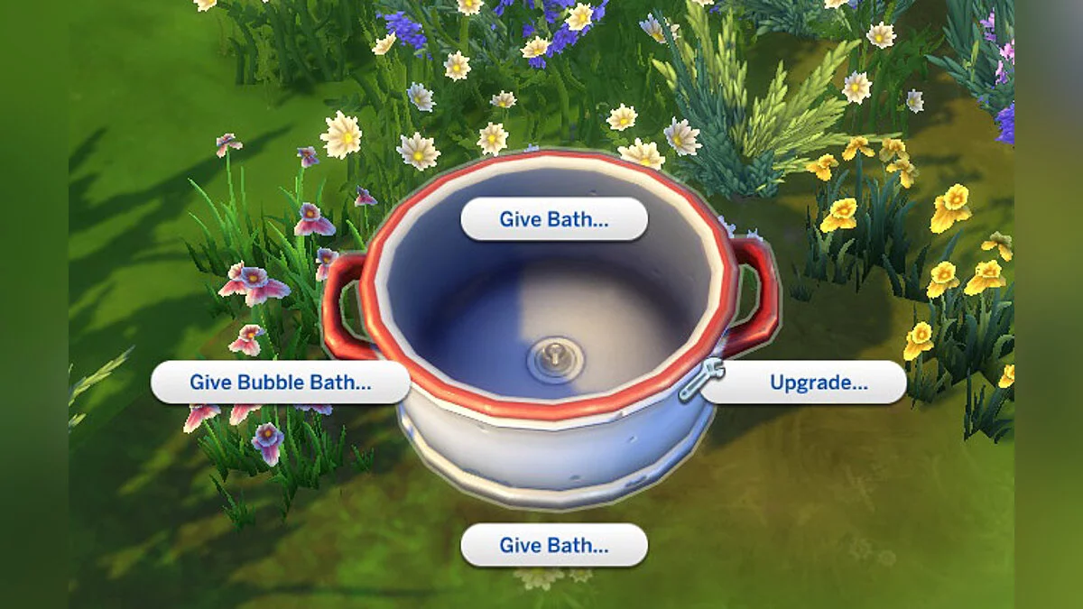 The Sims 4 — Корыто, в котором можно мыть малышей и питомцев