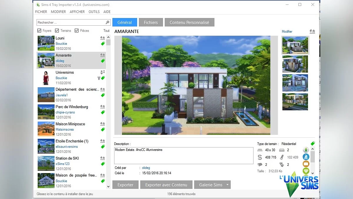 The Sims 4 — Sims 4 Tray Importer 1.10.2.2 - Импорт содержимого из вашей библиотеки