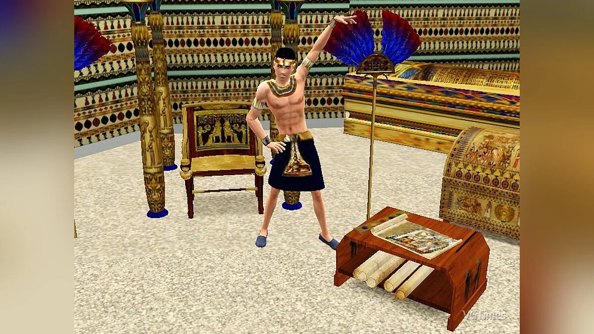 The Sims 3 — Фараон Акменра из фильма - Ночь в музее