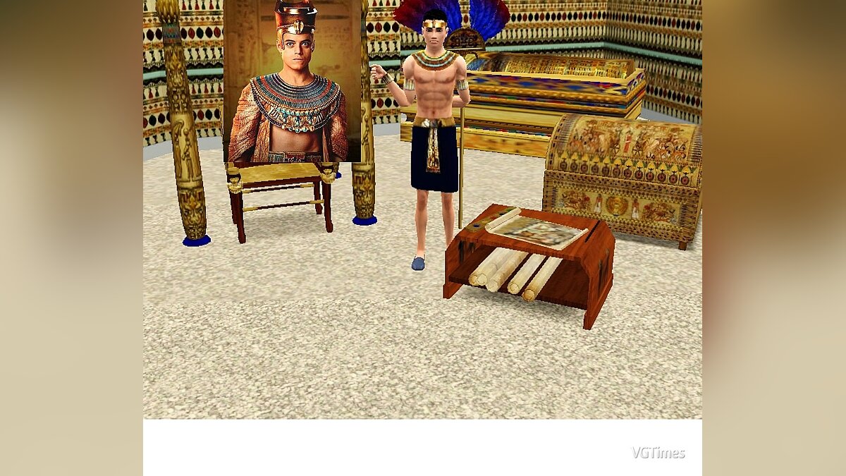 The Sims 3 — Фараон Акменра из фильма - Ночь в музее