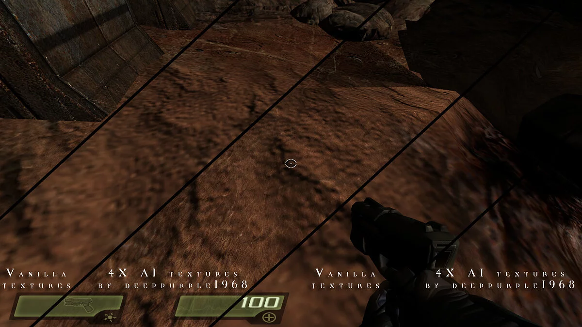Quake 4 — Увеличенные текстуры в четыре раза