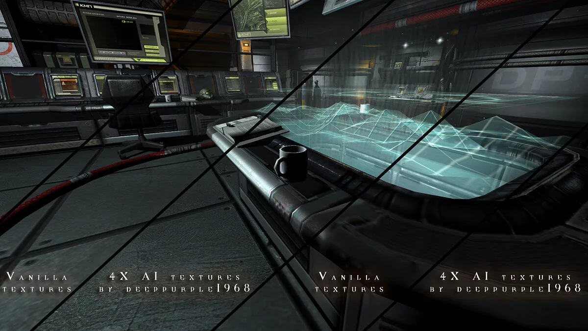 Quake 4 — Увеличенные текстуры в четыре раза