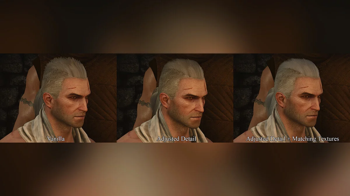 The Witcher 3: Wild Hunt — Более реалистичные волосы и борода