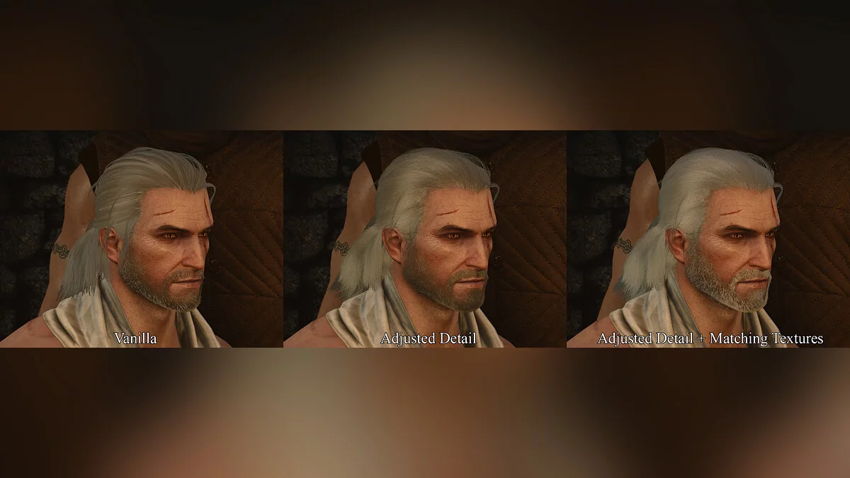 The Witcher 3: Wild Hunt — Более реалистичные волосы и борода
