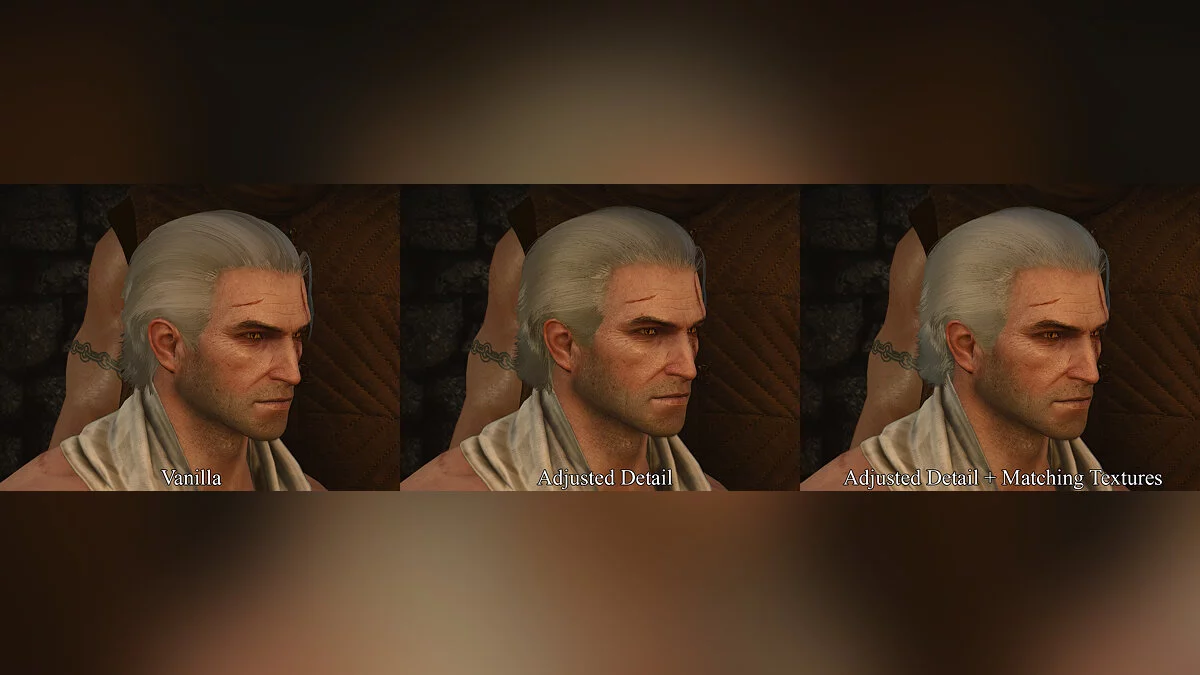 The Witcher 3: Wild Hunt — Более реалистичные волосы и борода