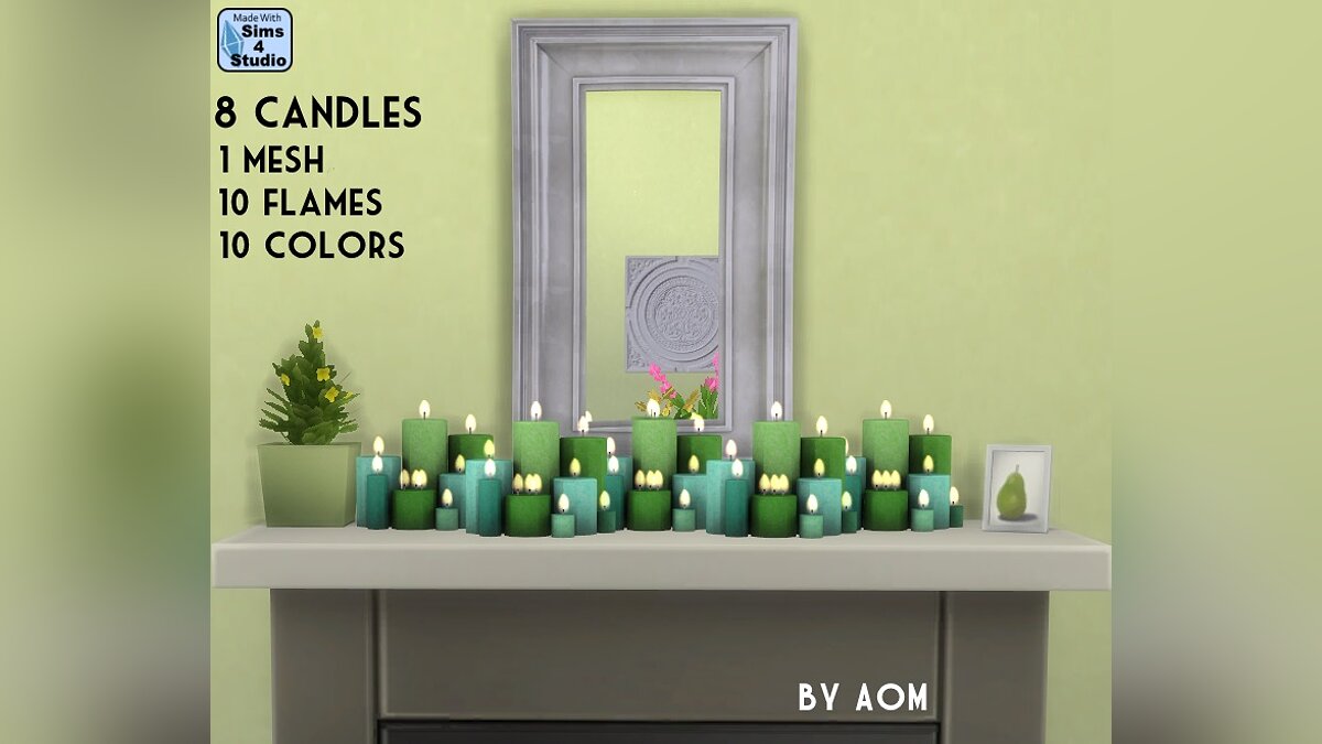 The Sims 4 — Декоративные свечи