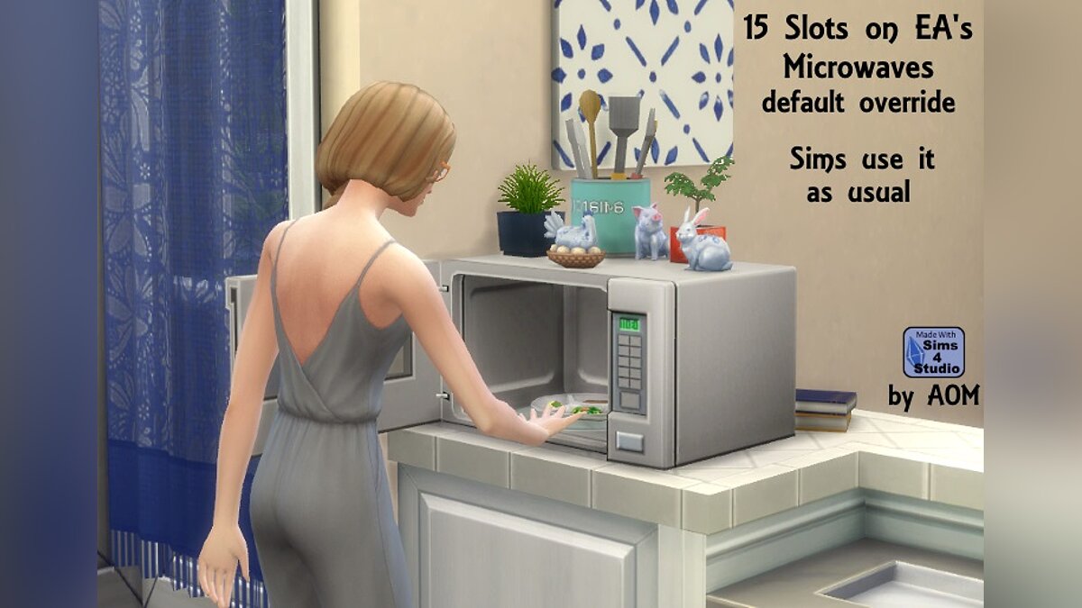 The Sims 4 — Вещи поверх микроволновки