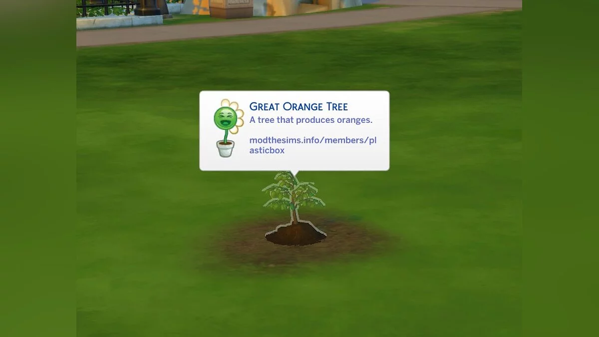 The Sims 4 — Апельсиновое дерево