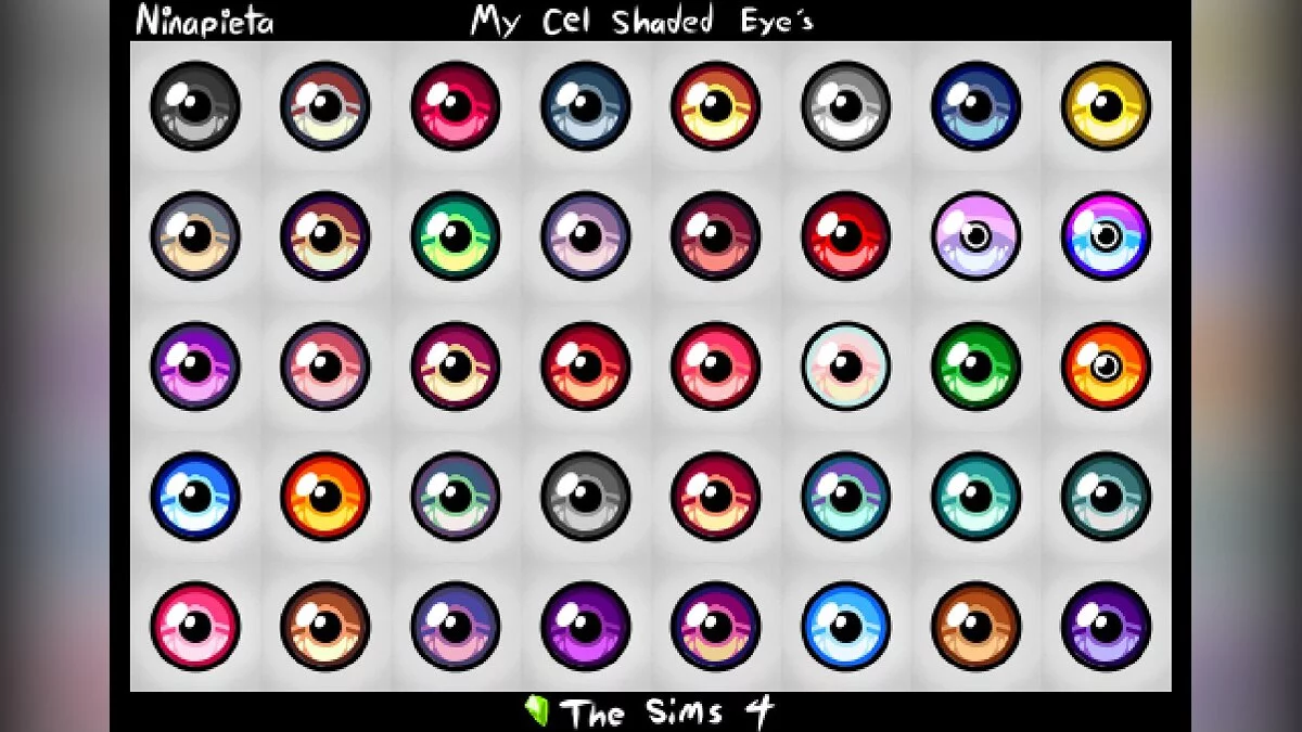 The Sims 4 — Новые текстуры глаз
