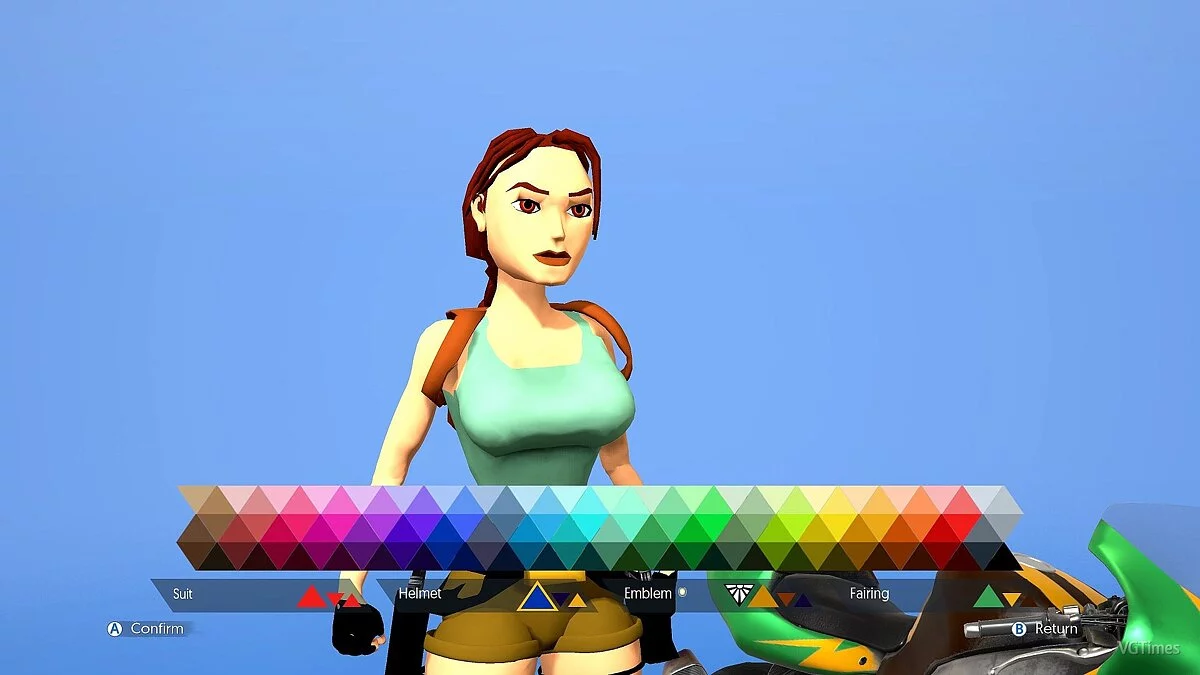 Moto Racer 4 — Скин Лара Крофт