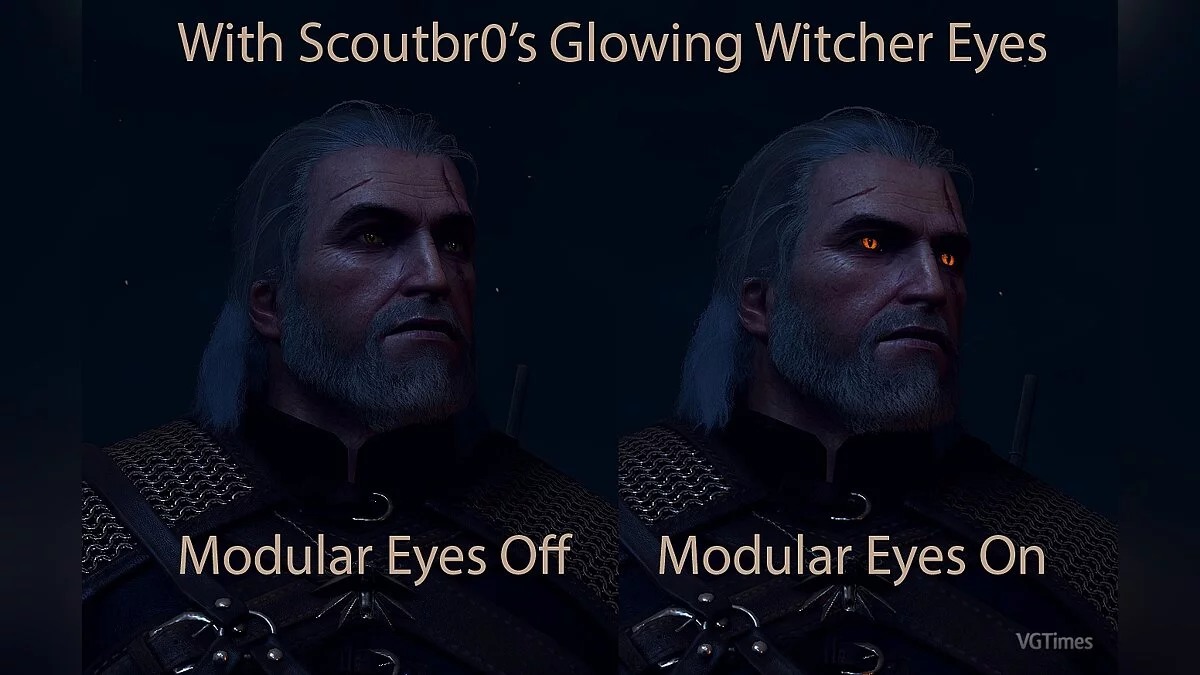 The Witcher 3: Wild Hunt — Модульные глаза