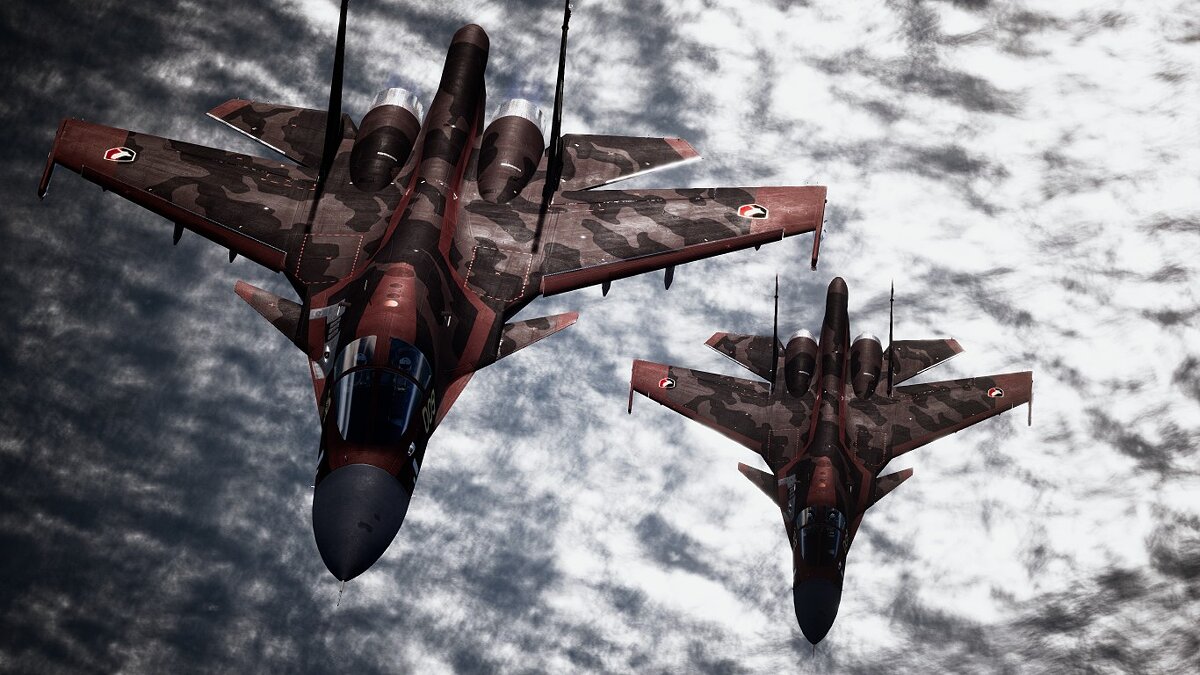 Ace Combat 7: Skies Unknown — Раскраска "Strigon" для самолета Су-34