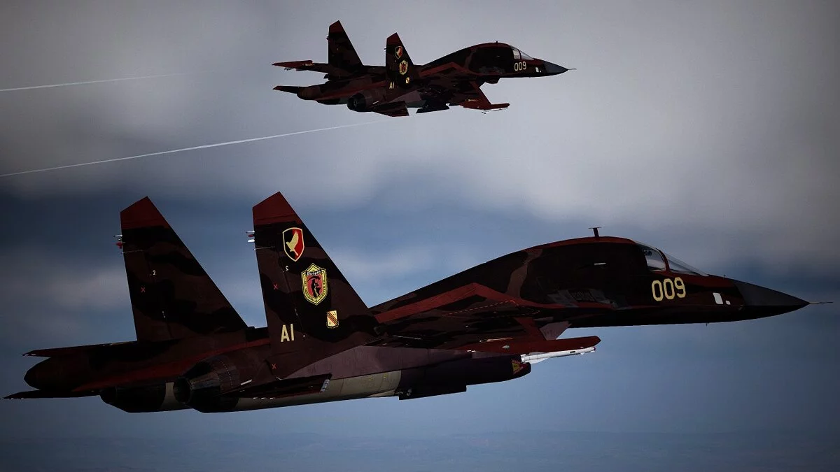 Ace Combat 7: Skies Unknown — Раскраска "Strigon" для самолета Су-34